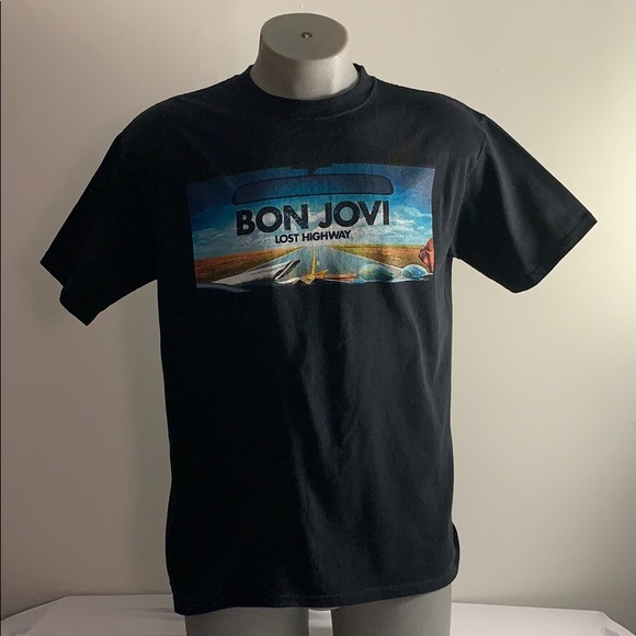 Bon Jovi Tour Shirt 2008 Lost Highway - Picture 2 of 7